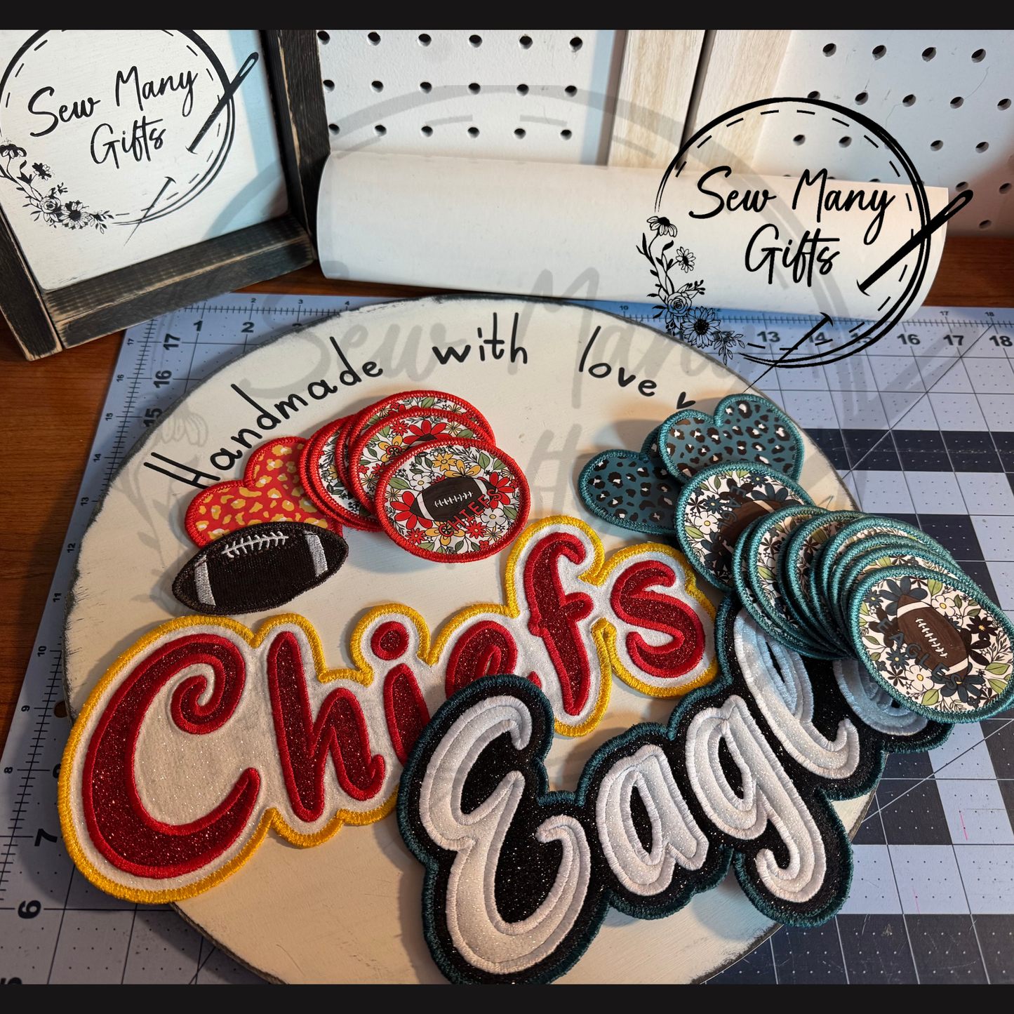 Custom Shirt Size Glitter Patch Iron On