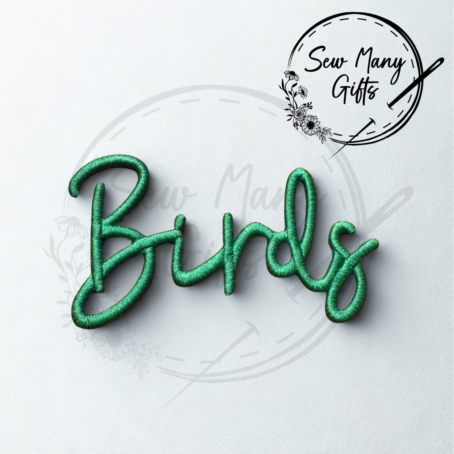 Custom 3D Name Iron On Patch