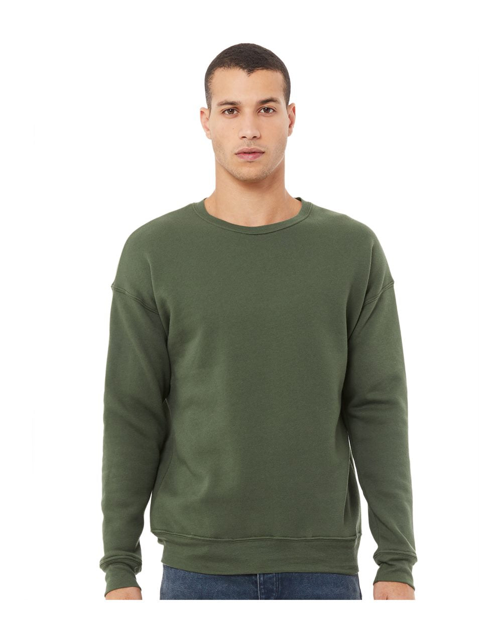 Bella Canvas Unisex Sponge Fleece Drop Shoulder Crewneck Sweatshirt