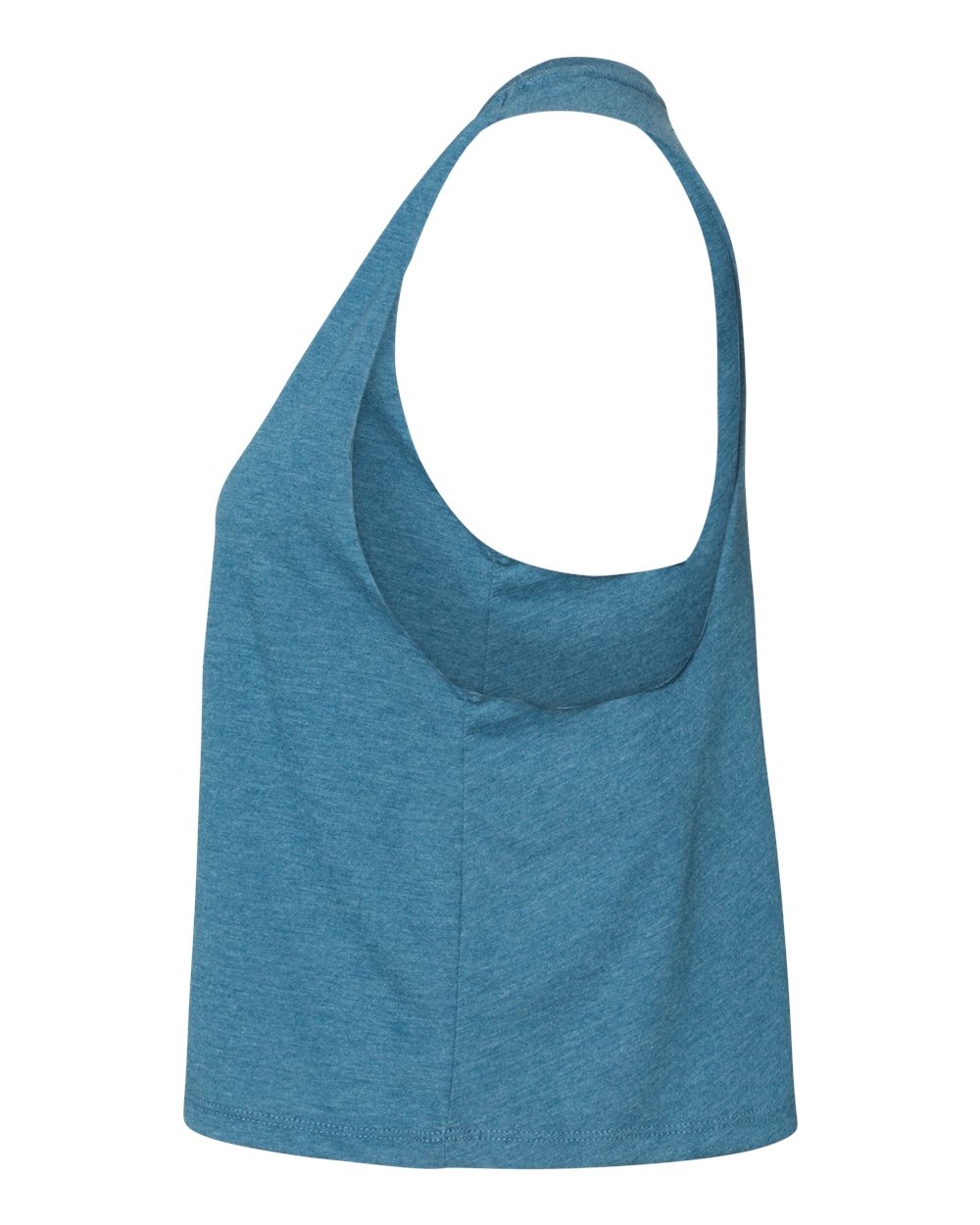 Crop Tank in Teal with Choice of Logo