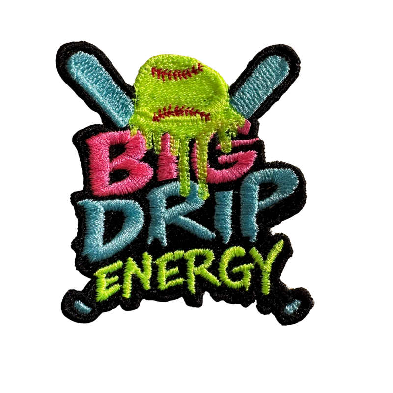 Big Drip Energy Patch Baseball and Softball