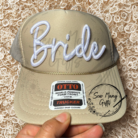 3D BRIDE Iron On Patch