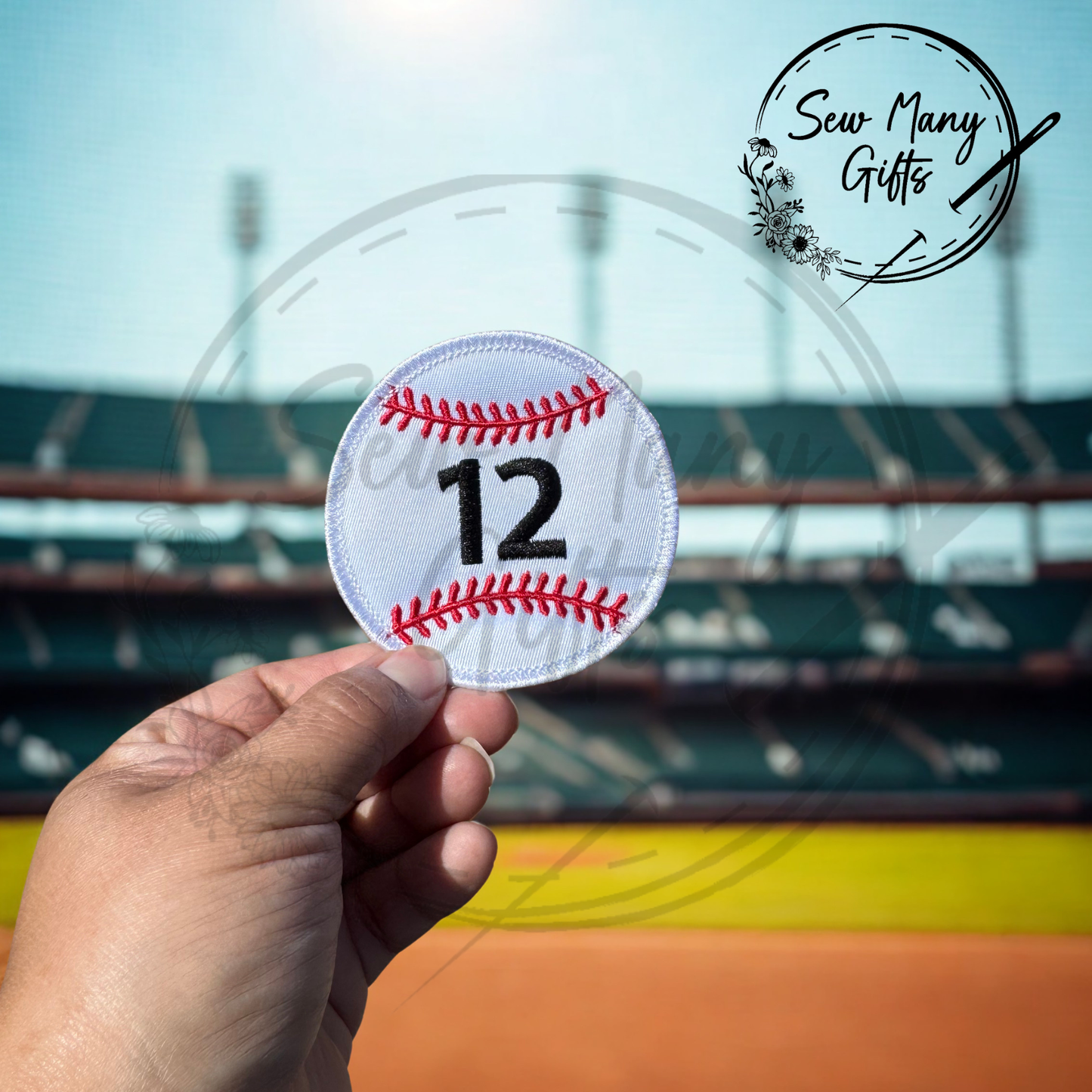 Custom Baseball Iron On Patch