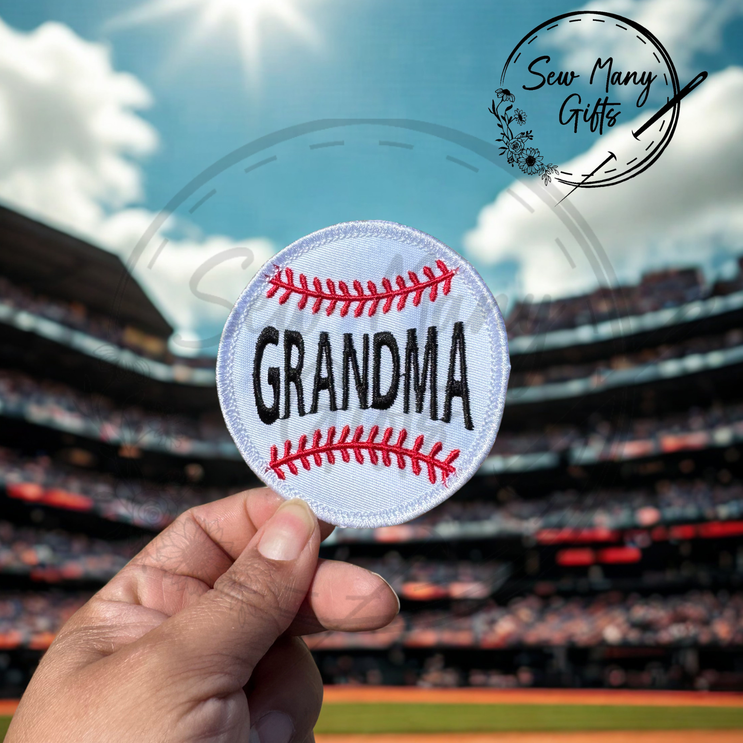 Custom Baseball Iron On Patch