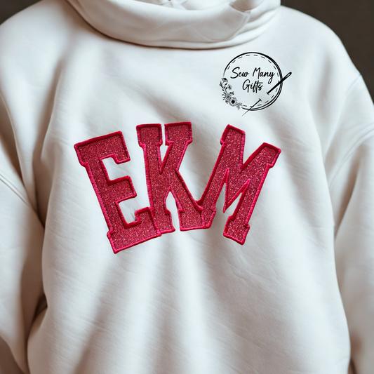 Large Twill Varsity Letter Patch Iron On