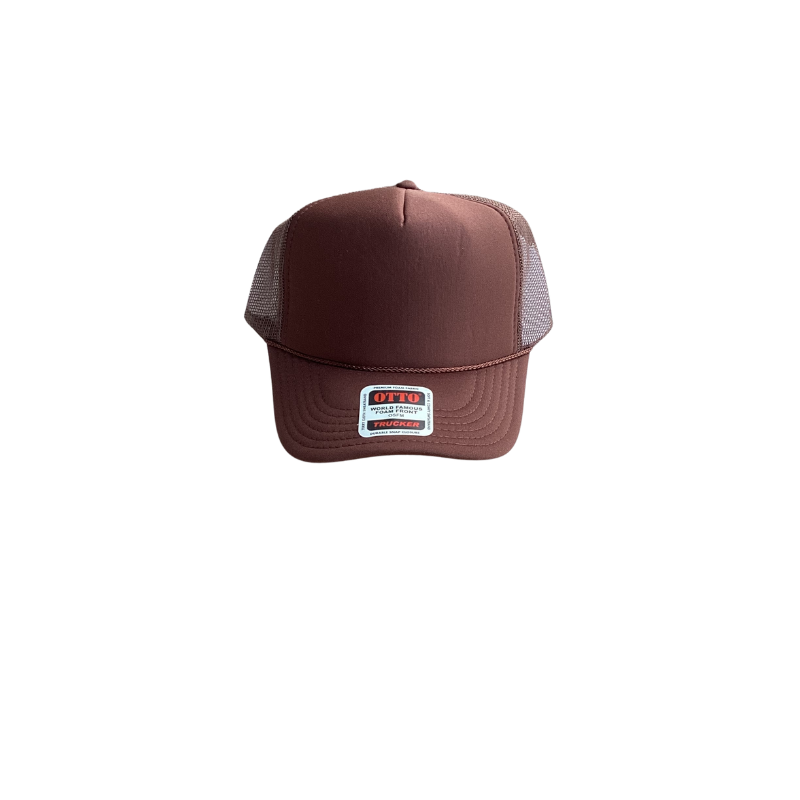 OTTO CAP 5 Panel High Crown Mesh Back Trucker Hat
