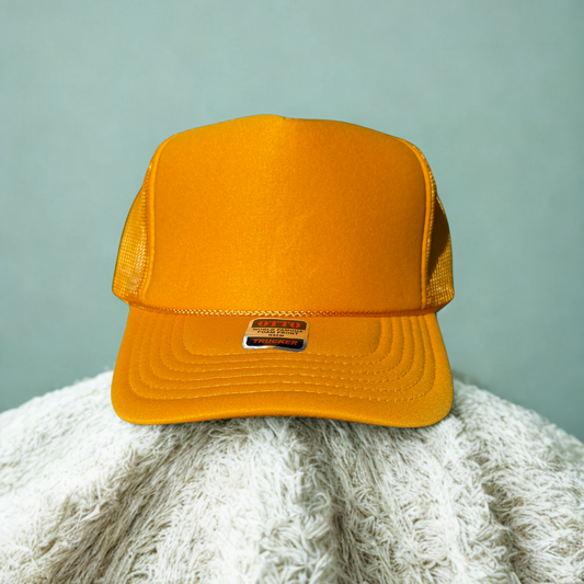 OTTO CAP 5 Panel High Crown Mesh Back Trucker Hat