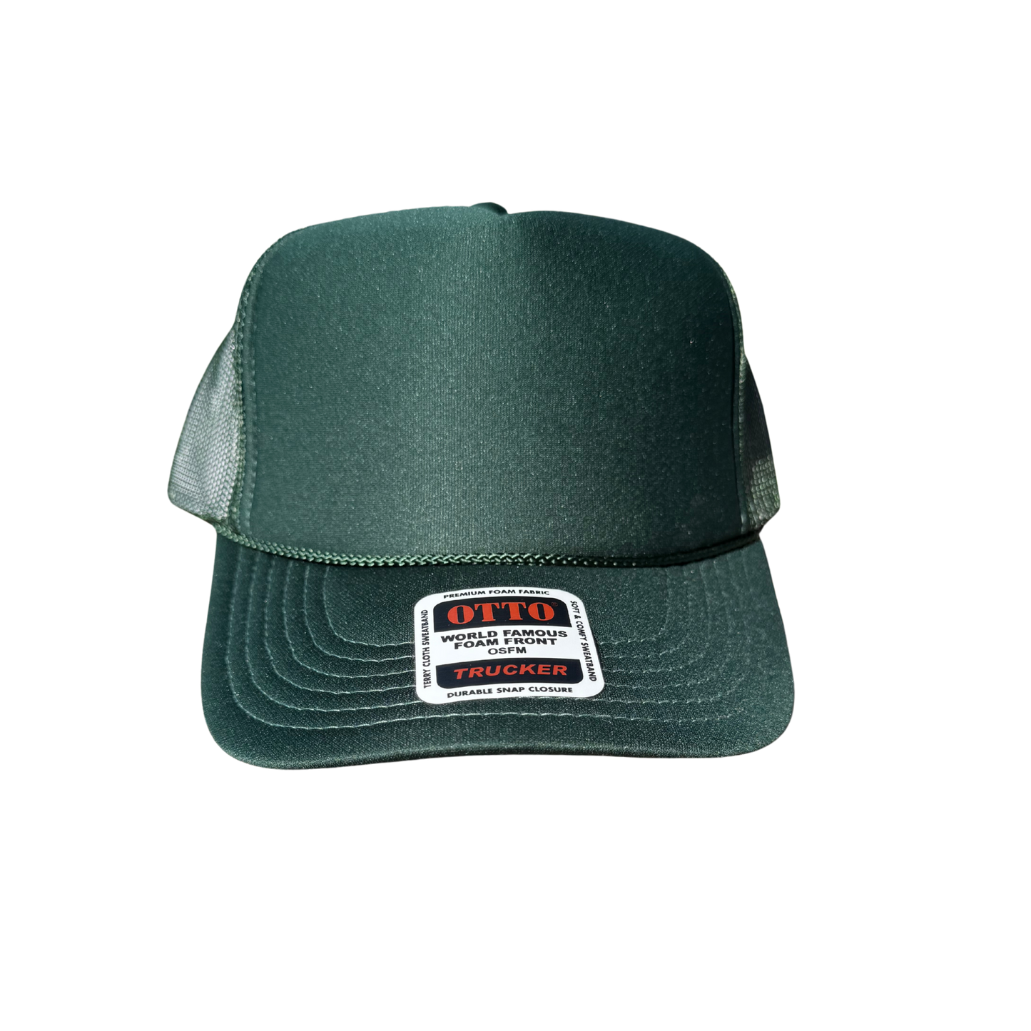 OTTO CAP 5 Panel High Crown Mesh Back Trucker Hat