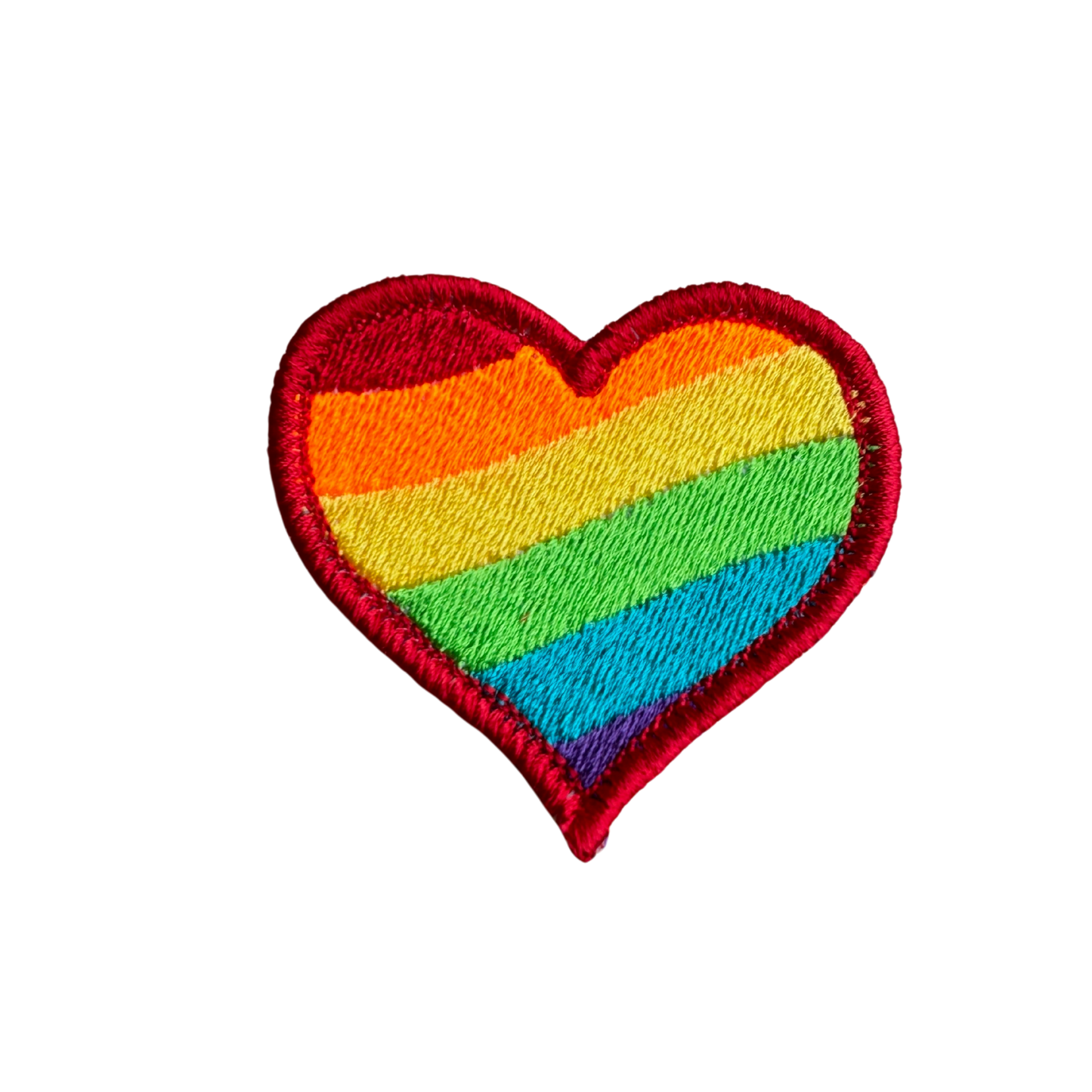 Rainbow Pride Heart Patch