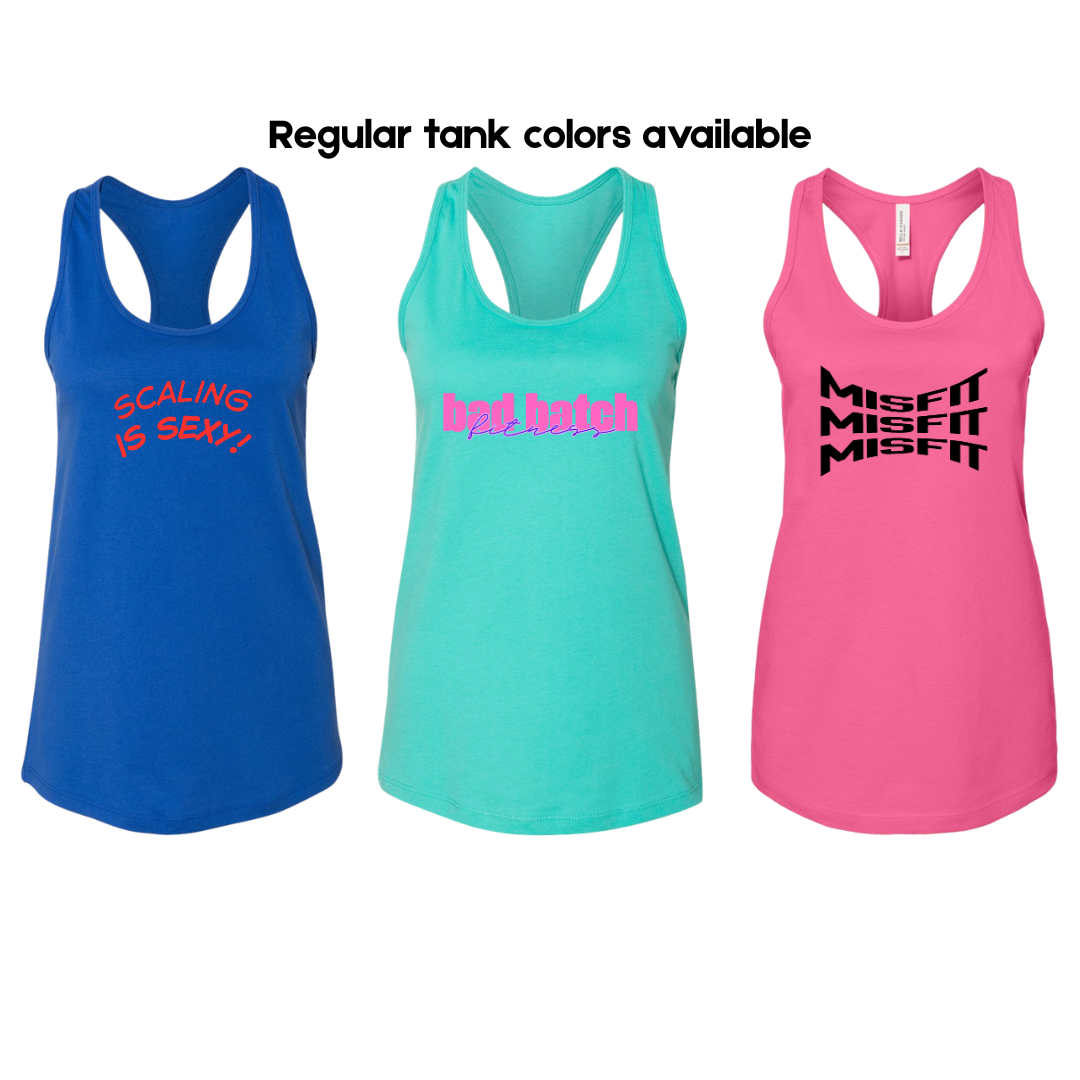 Bad Batch Fitness Long Tank & Logo Options