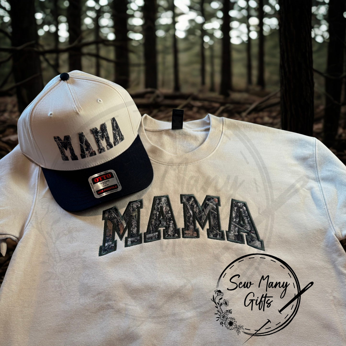 Camo MAMA Gildan Softstyle Sweatshirt